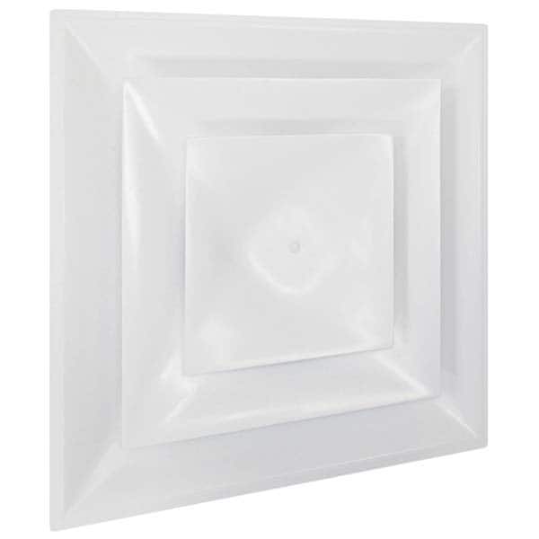 American Louver - Registers & Diffusers Type: Ceiling Diffuser Style: Step Down - Americas Industrial Supply