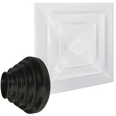 American Louver - Registers & Diffusers Type: Ceiling Diffuser Style: Step Down - Americas Industrial Supply