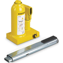 Enerpac - Manual Bottle, Screw, Ratchet & Hydraulic Jacks Type: Hydraulic Bottle Jack Load Capacity (Ton): 3 (Inch) - Americas Industrial Supply