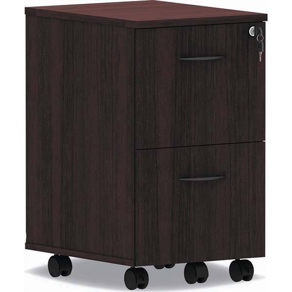 ALERA - File Cabinets & Accessories Type: Vertical Pedestal w/Wheels Number of Drawers: 2 - Americas Industrial Supply