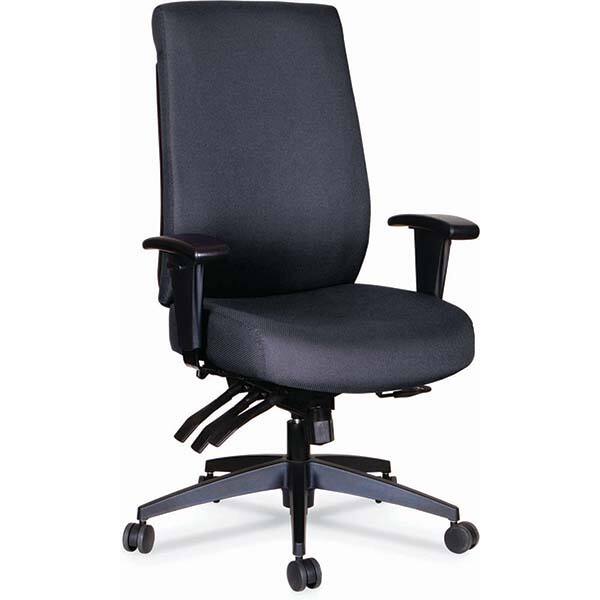 ALERA - Swivel & Adjustable Office Chairs Type: High Back Chair Color: Black - Americas Industrial Supply