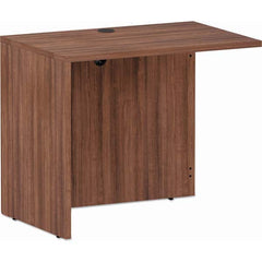 Office Cubicle Workstations & Worksurfaces; Type: Return/Bridge; Cubicle Workstation Type: Return/Bridge; Width (Inch): 35 in; Length (Inch): 29.5 in; Overall Width: 35 in; Overall Length: 29.5 in; Overall Depth: 23.63 in; Color: Modern Walnut; Depth (Inc