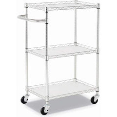 ALERA - Carts Type: Laundry/Liner Cart Number of Shelves: 3 - Americas Industrial Supply