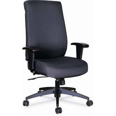 ALERA - Swivel & Adjustable Office Chairs Type: High Back Chair Color: Black - Americas Industrial Supply