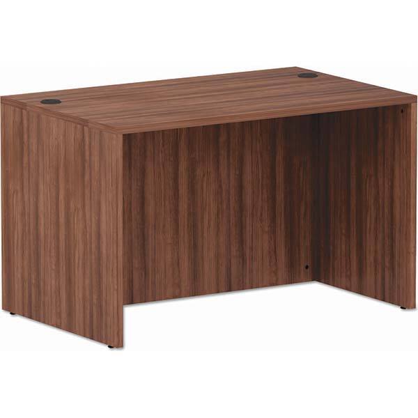 ALERA - Office Desks Type: Straight Front Desk Shell Color: Modern Walnut - Americas Industrial Supply