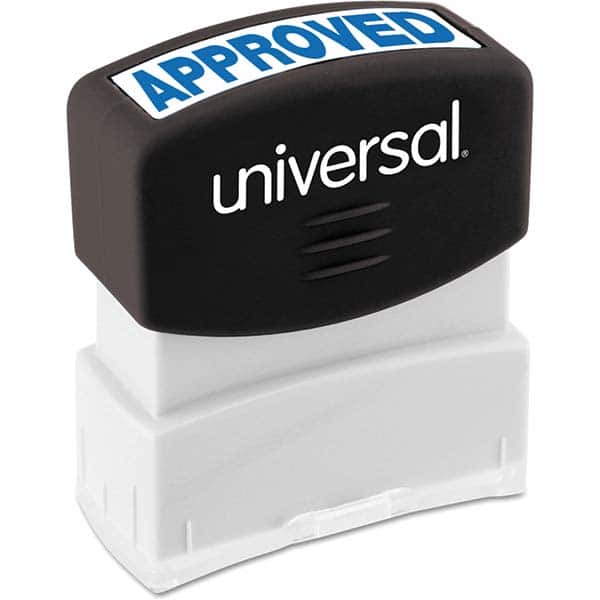 UNIVERSAL - Pre-inked Stock Stamps Type: Message Message: APPROVED - Americas Industrial Supply
