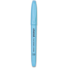 UNIVERSAL - Markers & Paintsticks Type: Highlighters Color: Fluorescent Blue - Americas Industrial Supply