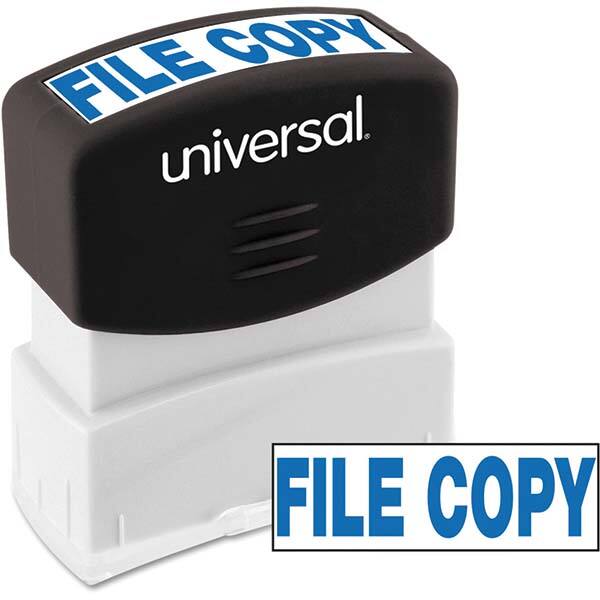 UNIVERSAL - Pre-inked Stock Stamps Type: Message Message: FILE COPY - Americas Industrial Supply