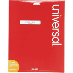 UNIVERSAL - Labels, Ribbons & Tapes Type: File Folder Label Color: White - Americas Industrial Supply