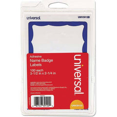 UNIVERSAL - Labels, Ribbons & Tapes Type: Badges Color: White/Blue - Americas Industrial Supply