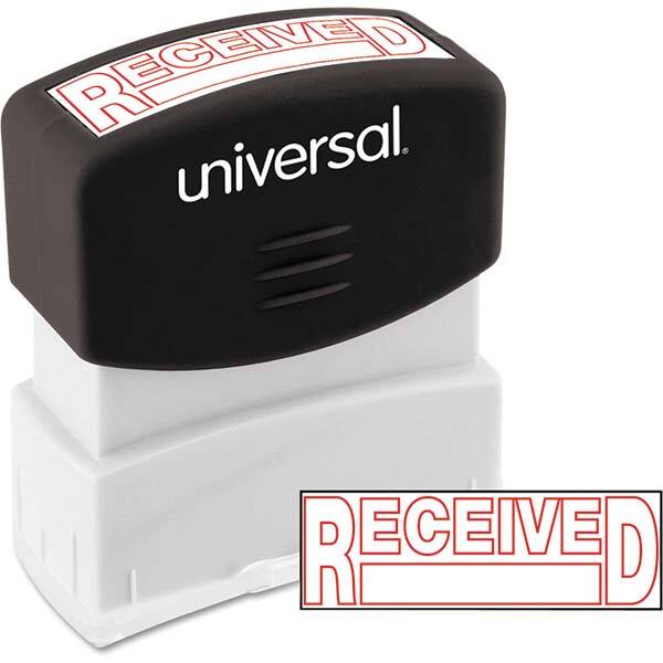 UNIVERSAL - Pre-inked Stock Stamps Type: Message Message: RECEIVED - Americas Industrial Supply