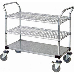 Quantum Storage - Carts Type: Utility Cart Load Capacity (Lb.): 1200.000 - Americas Industrial Supply