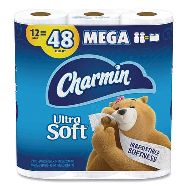 Charmin - Toilet Tissue Type: Standard Roll Ply: 2 - Americas Industrial Supply