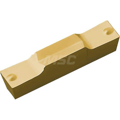 Grooving Insert: GMG3020020MS CR9025, Solid Carbide TiCN & TiN Finish, Neutral, 3 mm Cutting Width, 20 mm Max Depth, Series KGM