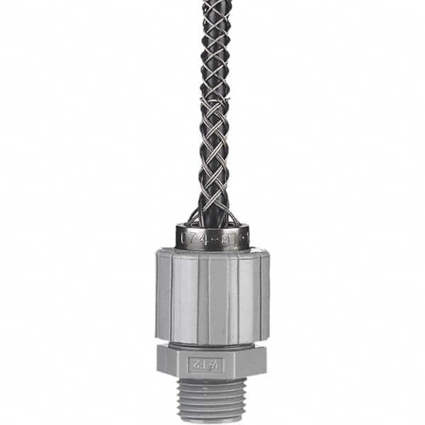 Hubbell Wiring Device-Kellems - 0.62 to 0.75" Liquidtight Straight Strain Relief Cord Grip - Americas Industrial Supply