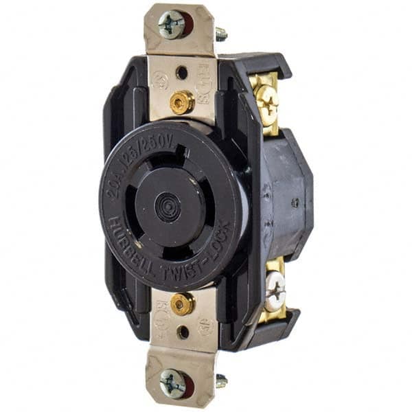 Hubbell Wiring Device-Kellems - Twist Lock Receptacles Receptacle/Part Type: Receptacle Gender: Female - Americas Industrial Supply