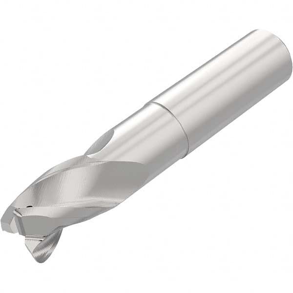 Niagara Cutter - 1/2", 3/4" LOC, 1/2" Shank Diam, 3" OAL, 3 Flute Solid Carbide Square End Mill - Americas Industrial Supply