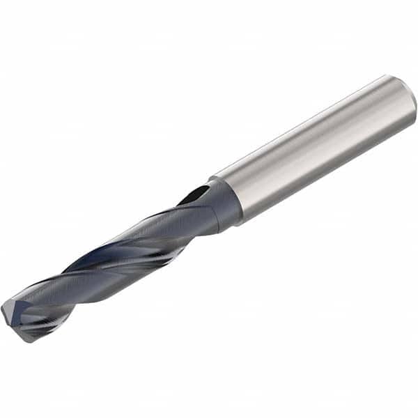 Seco - 13.3mm 140° Spiral Flute Solid Carbide Screw Machine Drill Bit - Americas Industrial Supply
