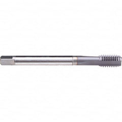 Emuge - 9/16-18 UNF 2B 4 Flute TiCN Finish Cobalt Machine Tap - Americas Industrial Supply