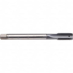 Emuge - M12x1.50 Metric Fine 6H 0 Flute TiCN Finish Cobalt Spiral Point Tap - Americas Industrial Supply
