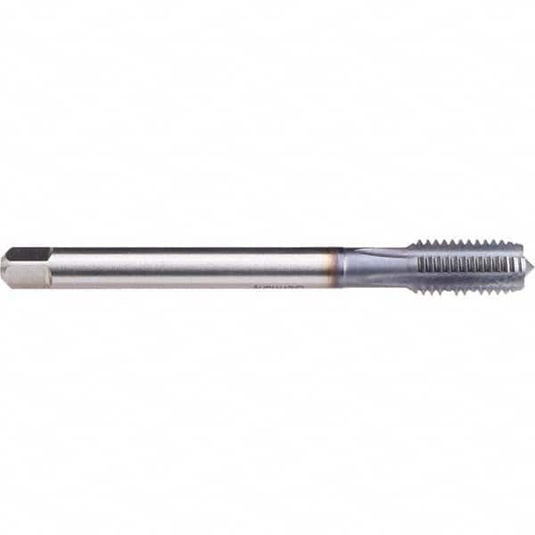 Emuge - M12x1.50 Metric Fine 6H 0 Flute TiCN Finish Powdered Metal Machine Tap - Americas Industrial Supply