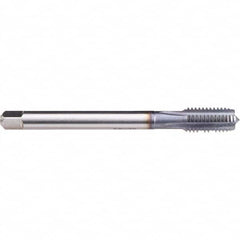 Emuge - M12x1.50 Metric Fine 6H 0 Flute TiCN Finish Powdered Metal Machine Tap - Americas Industrial Supply