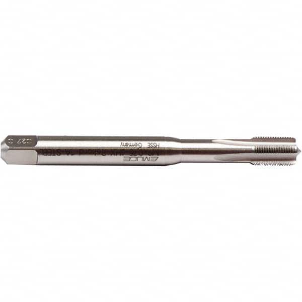 Emuge - M9x0.75 Metric Fine 6H 0 Flute Bright Finish Cobalt Machine Tap - Americas Industrial Supply