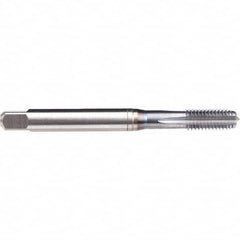 Emuge - M4x0.70 Metric 6H 0 Flute TiCN Finish Powdered Metal Machine Tap - Americas Industrial Supply