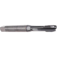 Emuge - M8x1.25 Metric 6H 3 Flute TiCN Finish Cobalt Machine Tap - Americas Industrial Supply