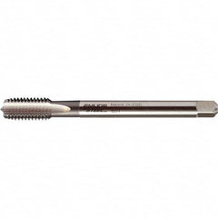 Emuge - 7/16-28 UNEF 2B 0 Flute Nitride Finish Cobalt Machine Tap - Americas Industrial Supply