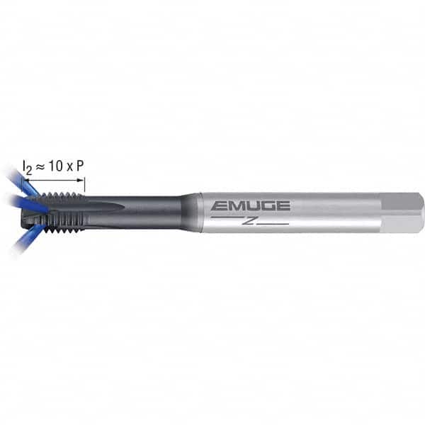 Emuge - M10x1.50 Metric 6H 0 Flute GLT-1 Finish Powdered Metal Spiral Point Tap - Americas Industrial Supply