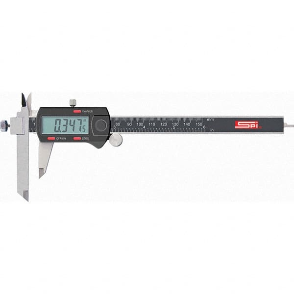 SPI - 0 to 150mm Range, 0.01mm Resolution, Electronic Caliper - Americas Industrial Supply