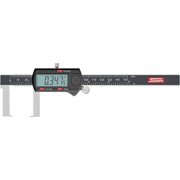 SPI - 0 to 200mm Range, 0.01mm Resolution, Electronic Caliper - Americas Industrial Supply