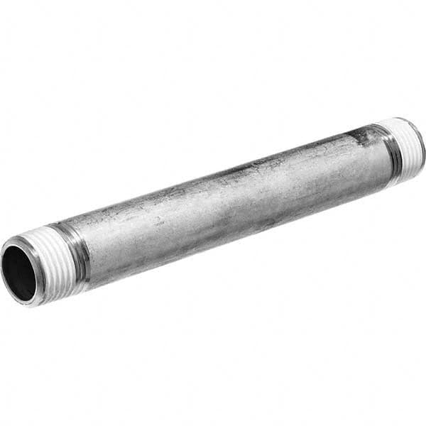 USA Sealing - 1 x 8" 316 Stainless Steel Pipe Nipple - Americas Industrial Supply