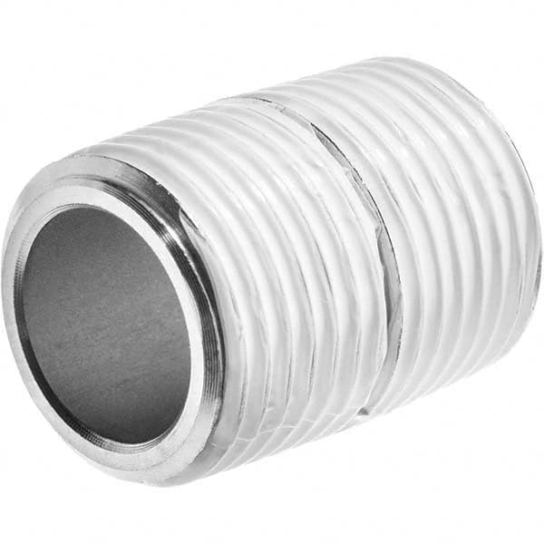 USA Sealing - 1/8 x 0.75" 316 Stainless Steel Pipe Nipple - Americas Industrial Supply
