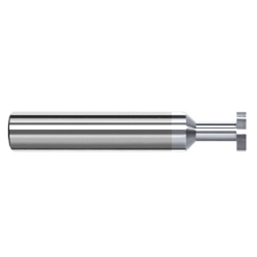 0.3750″ (3/8″) Cutter Diameter × 0.0930″ (3/32″) Width × 0.5620″ (9/16″) Neck Length Carbide Square Standard Keyseat Cutter Non-Ferrous, 6 Flutes, TiB2 Coated