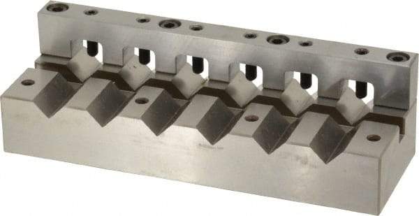 Harig - 1/2" Max Capacity, 90° Angle, V-Block - 6" Long x 2" Wide x 1-3/4" High, Sold as Individual - Americas Industrial Supply