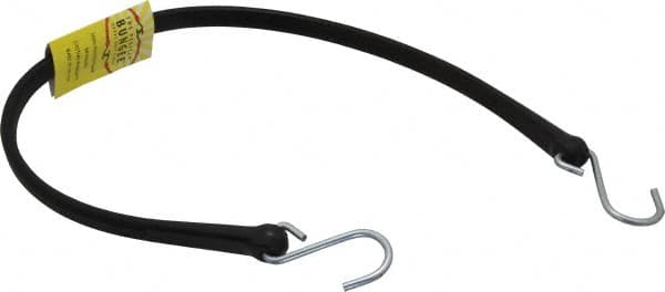 The Perfect Bungee - Heavy Duty Tie Down with S Hook - 36" OAL, Black - Americas Industrial Supply