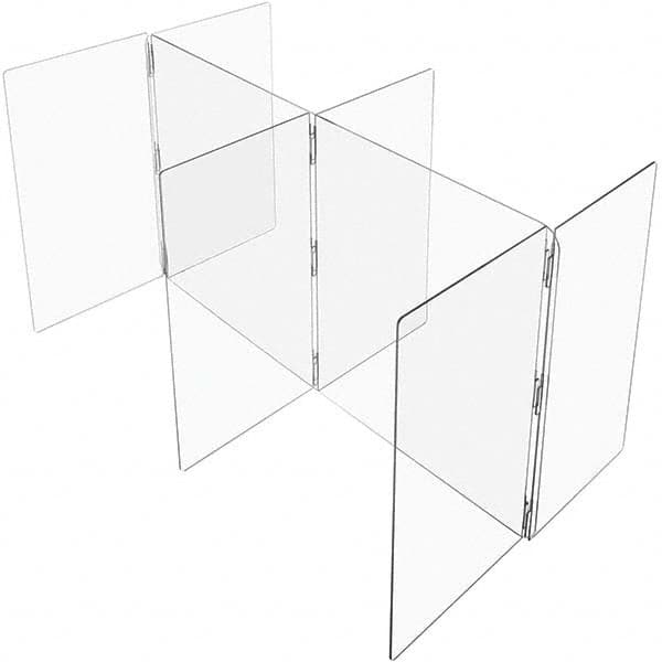 USA Sealing - 36" x 60" Self-Supporting Partition & Panel System-Social Distancing Barrier - Americas Industrial Supply