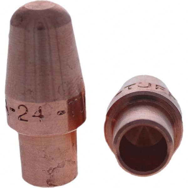Tuffaloy - Spot Welder Tips For Use With: 4RW Cap Taper Electrode Holder Type: Male Cap A Nose (Pointed) - Americas Industrial Supply