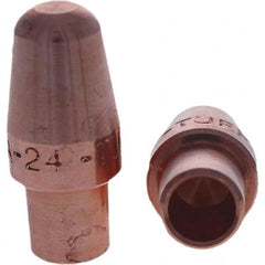Tuffaloy - Spot Welder Tips For Use With: 4RW Cap Taper Electrode Holder Type: Male Cap A Nose (Pointed) - Americas Industrial Supply