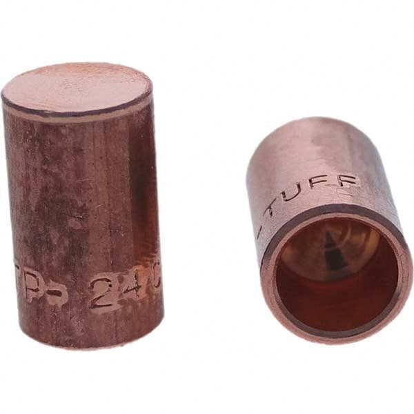 Tuffaloy - Spot Welder Tips For Use With: 4RW Cap Taper Electrode Holder Type: Female Cap C Nose (Flat) - Americas Industrial Supply