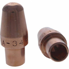 Tuffaloy - Spot Welder Tips For Use With: 4RW Cap Taper Electrode Holder Type: Male Cap A Nose (Pointed) - Americas Industrial Supply
