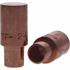 Tuffaloy - Spot Welder Tips For Use With: 4RW Cap Taper Electrode Holder Type: Male Cap F Nose (Radius) - Americas Industrial Supply