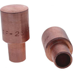 Tuffaloy - Spot Welder Tips For Use With: 5RW Cap Taper Electrode Holder Type: Male Cap F Nose (Radius) - Americas Industrial Supply