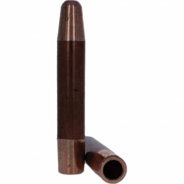 Tuffaloy - Spot Welder Tips For Use With: 5RW Electrode Holder Type: Straight Tip A Nose (Pointed) - Americas Industrial Supply