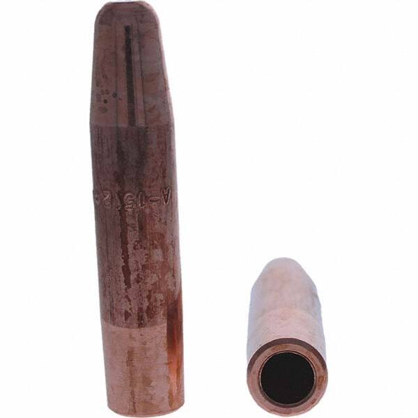 Tuffaloy - Spot Welder Tips For Use With: 5RW Electrode Holder Type: Straight Tip A Nose (Pointed) - Americas Industrial Supply