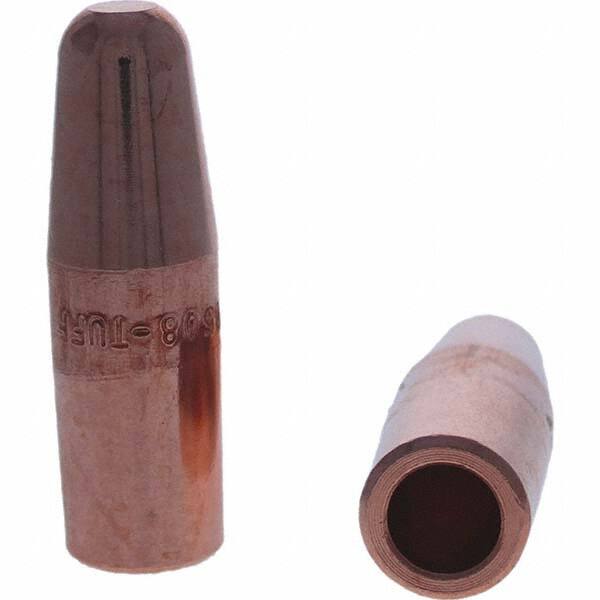 Tuffaloy - Spot Welder Tips For Use With: 5RW Electrode Holder Type: Straight Tip A Nose (Pointed) - Americas Industrial Supply