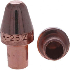 Tuffaloy - Spot Welder Tips For Use With: 5RW Cap Taper Electrode Holder Type: Male Cap A Nose (Pointed) - Americas Industrial Supply