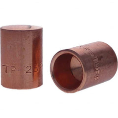 Tuffaloy - Spot Welder Tips For Use With: 6RW Cap Taper Electrode Holder Type: Female Cap F Nose (Radius) - Americas Industrial Supply